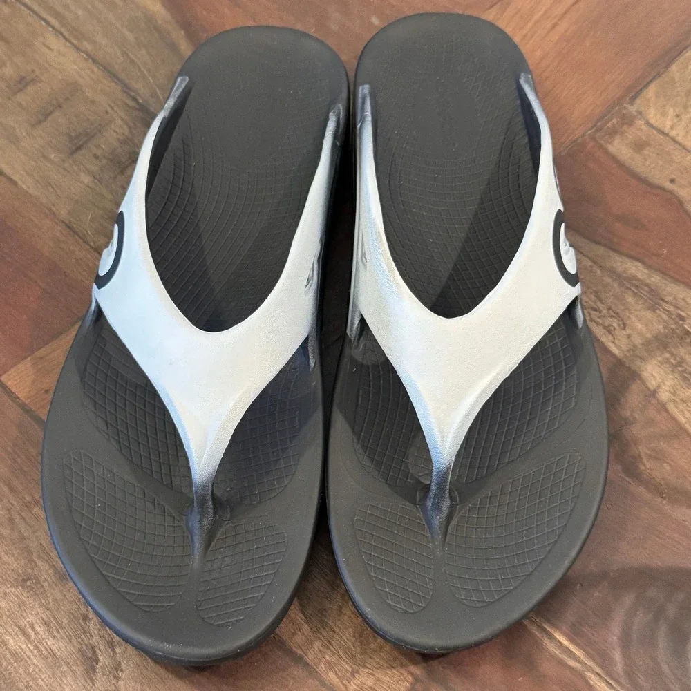OOFOS OOriginal Sport Sandal Black Graphite Mens 16 Womens 18 EU 49 Recovery